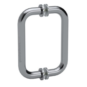 Oil rubbed bronze pull handle shower door Broward